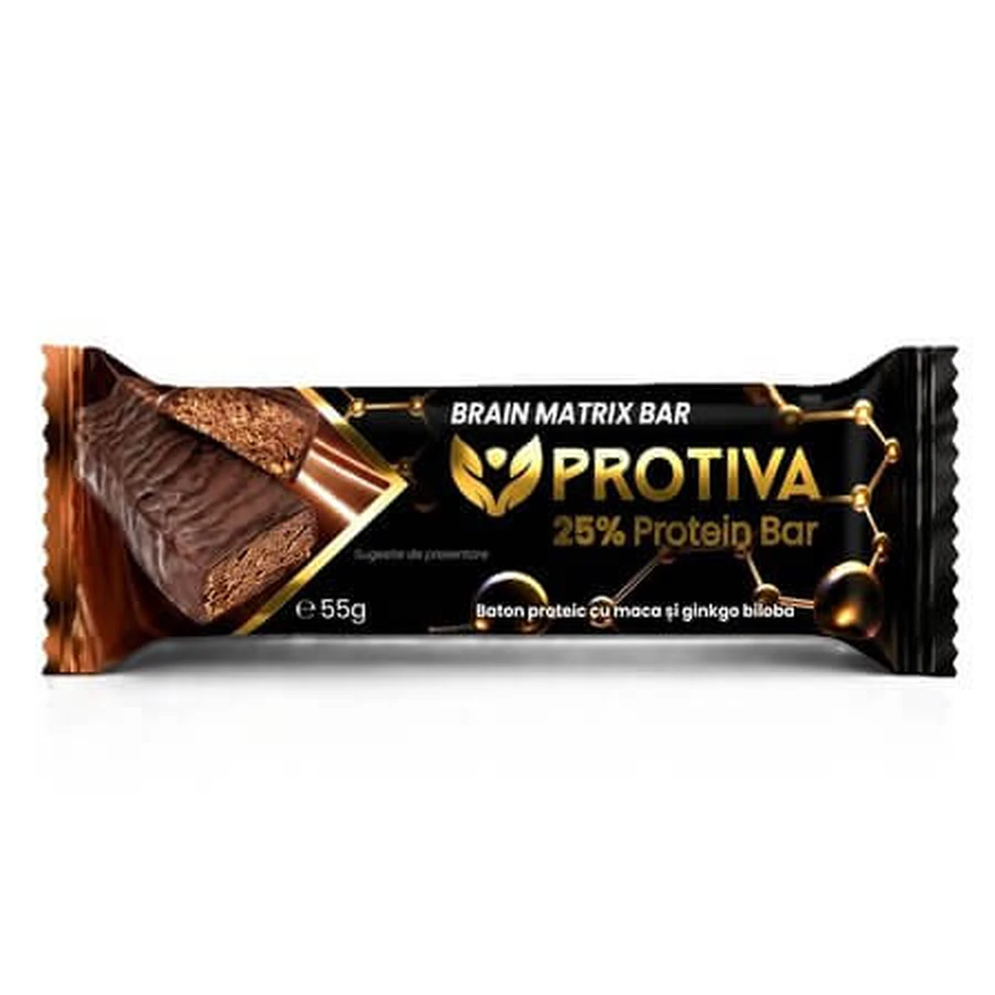 Proteinriegel mit Maca und Ginkgo biloba, 55 g, Protiva