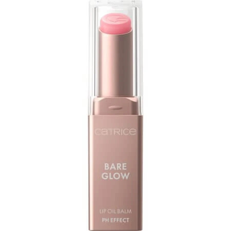 Lip Balm, 010 Cool Pink, Bare Glow Lip Oil Balm, 3 g, Catrice