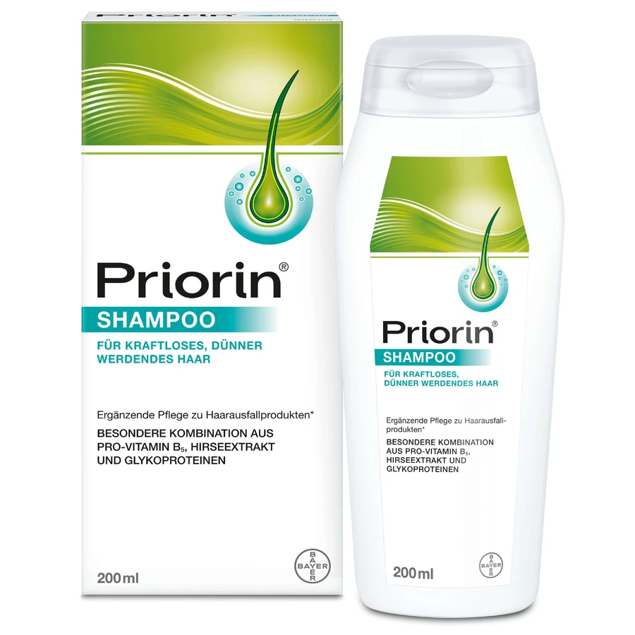 Priorin® Shampoo für kraftloses, dünner werdendes Haar – 200 ml