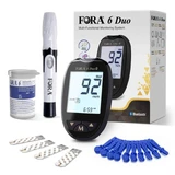 FORA 6 Duo – Medidor de glucosa en sangre y β-cetonas en mg/dL con Bluetooth