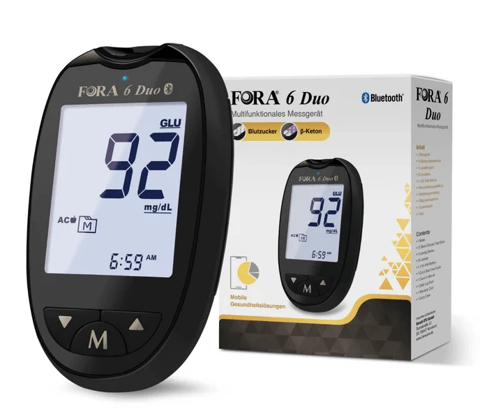 FORA 6 DUO mmol/L – Blood Glucose and β-Ketone Meter
