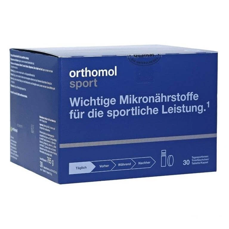 Orthomol Sport Drink Vials/Tablets/Capsules – 30 Daily Servings