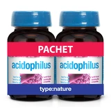 Zestaw Acidophilus, 60 tabletek + 60 tabletek, Naturmil