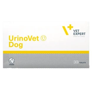 Urinovet Dog, een voedingssupplement ter ondersteuning van de urinewegen bij honden, 30 tabletten, VetExpert