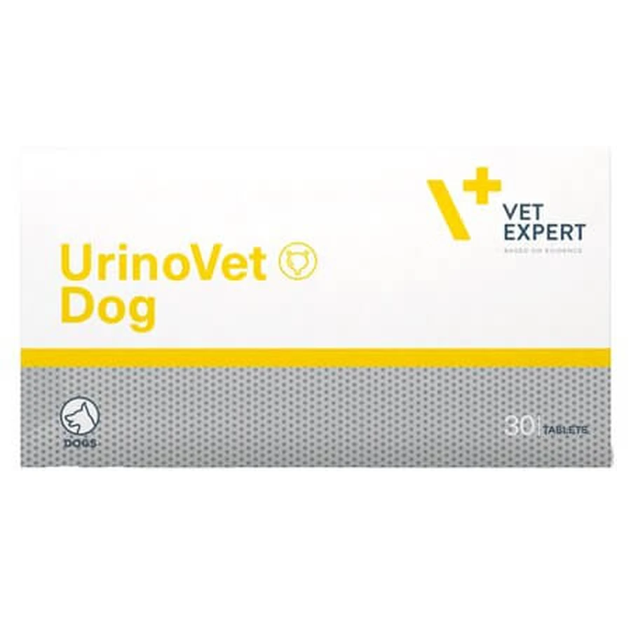 Urinovet Dog, a dietary supplement to support the urinary system in dogs, 30 tablets, VetExpert