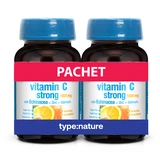 Zestaw „Vitamin C Strong”, 1000 mg, 60 tabletek + 60 tabletek, Naturmil