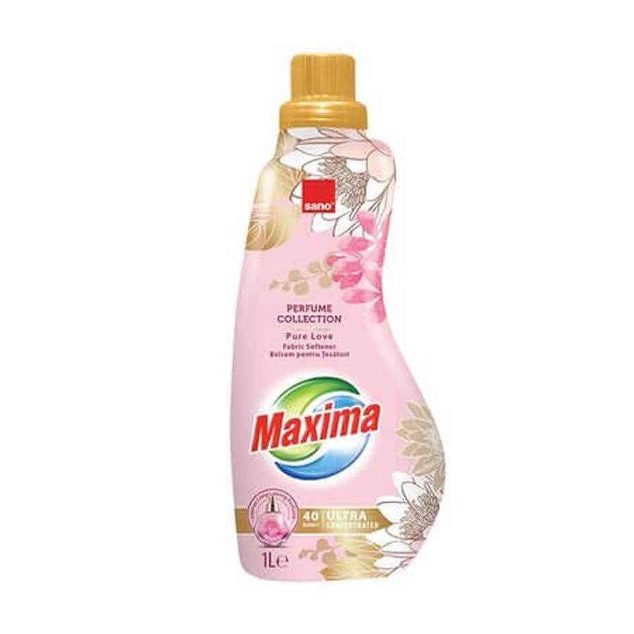 Maxima Pure Love Ultra-Concentrated Fabric Softener, 1000 ml, Sano