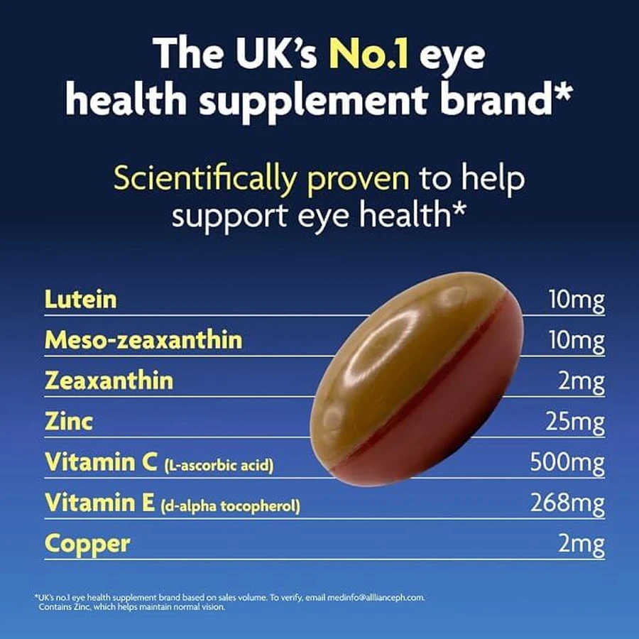 MacuShield GOLD for Tired Eyes – 2 x 90 capsules
