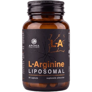 L-Arginină Lipozomală: 60 capsule cu  L-arginină într-un format lipozomal, pentru pump, circulație și performanță la antrenament