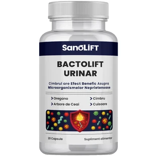 BactoLift Urinary: Supplement tegen urineweginfecties op basis van 4 etherische oliën (oregano, tijm, kruidnagel en tea tree) - 20 capsules - BactoLift