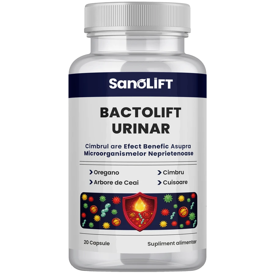 BactoLift Urinary: Nahrungsergänzungsmittel bei Harnwegsinfektionen auf Basis von 4 ätherischen Ölen (Oregano, Thymian, Nelken und Teebaum) – 20 Kapseln – BactoLift