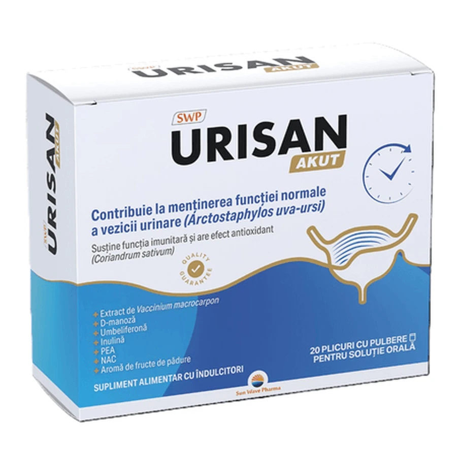 Urisan Akut, 20 sachets, Sun Wave Pharma