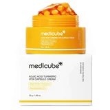 Creme mit Kojisäure, Kurkuma und Kapseln, Kojisäure-Kurkuma-Kapsel-Creme, 53 g, Medicube