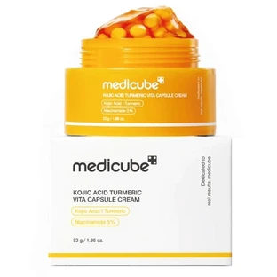 Crème à l'acide kojique, au curcuma et aux gélules, Crème à l'acide kojique et au curcuma en gélules, 53 g, Medicube