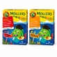 Omega-3 Fish Sticks with Raspberry Flavor, 36 pieces + Lemon and Orange Flavors, 36 pieces, Mollers