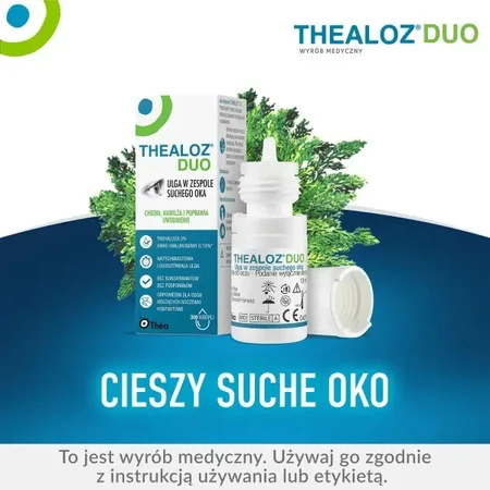 Thealoz Duo Eye Drops, 4x10 ml, Thea