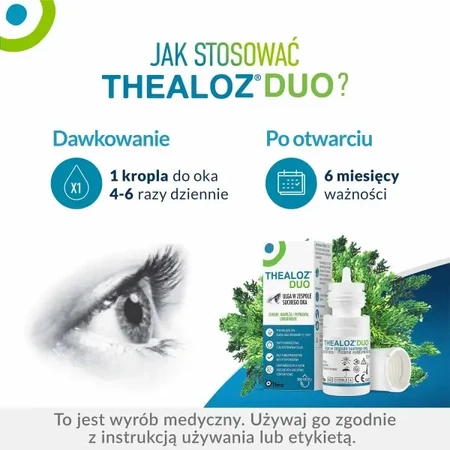 Thealoz Duo Eye Drops, 4x10 ml, Thea