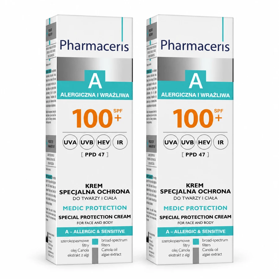  Pharmaceris A Medic Protection SPF 100+, 2x75 ml, Dr Irena Eris: ceny i cechy