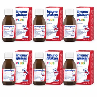 Imunoglukan P4H Plus, jarabe para niños mayores de 3 años y adultos, 6x100 ml