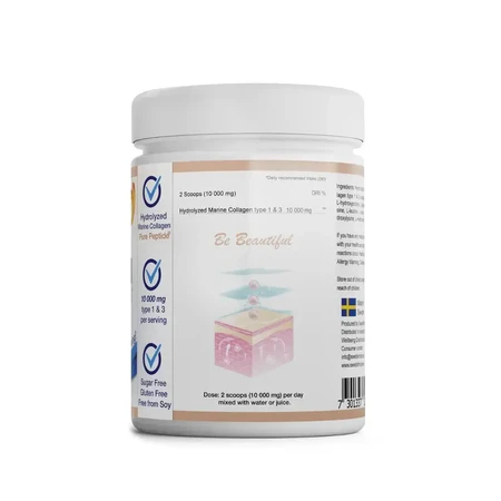 Swedish Nutra Marine Collagen Pure Peptide, neutral flavor, 2x300 g