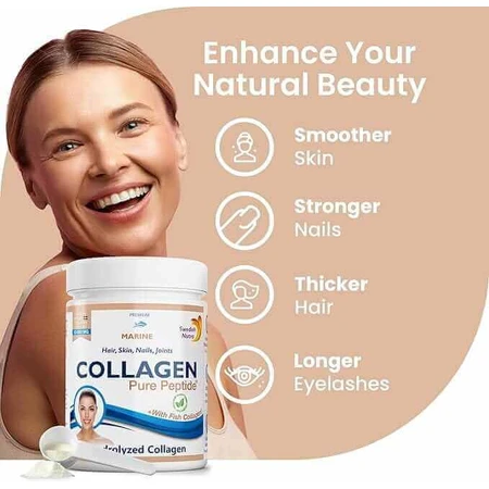 Swedish Nutra Marine Collagen Pure Peptide, neutral flavor, 2x300 g
