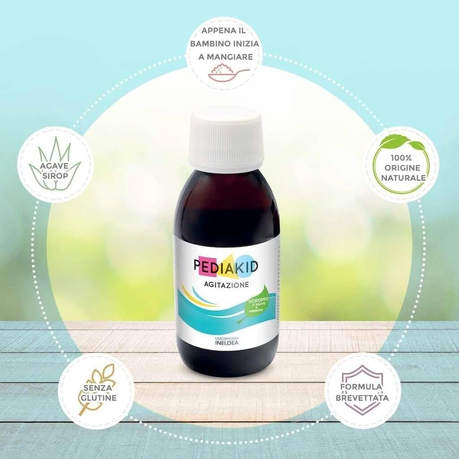 Pediakid Blackcurrant Flavored Syrup Nervosite 4x125 ml 