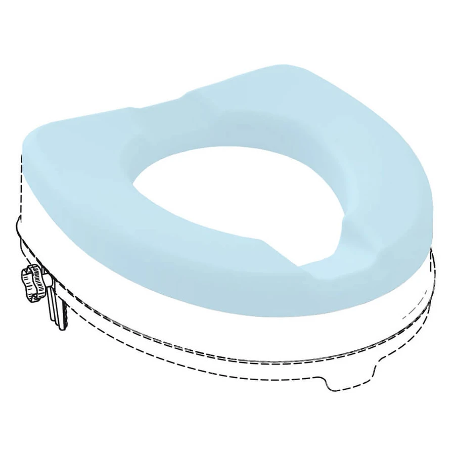 Mobiak Soft Toilet Seat Riser Cushion, 1.3 cm, 0805523