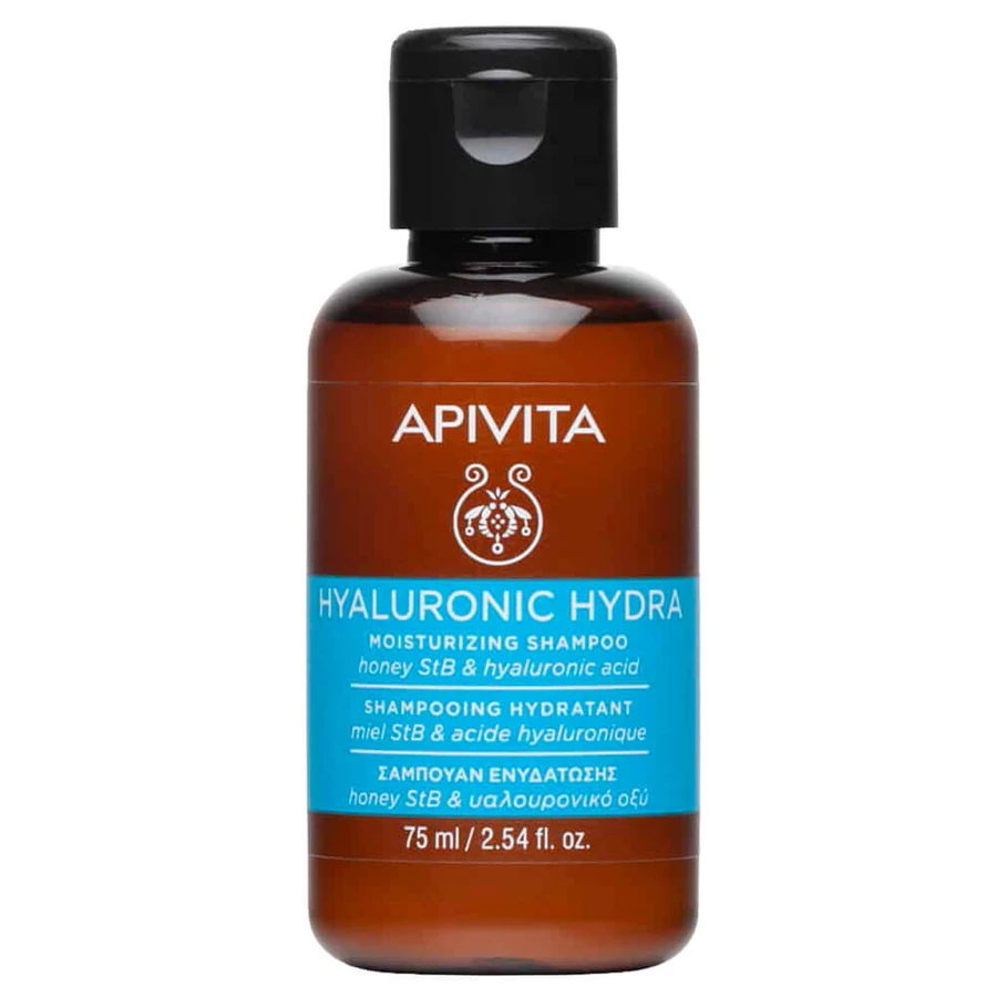 Apivita Hyaluronic Hydra hydraterende shampoo met StB-honing en hyaluronzuur 75 ml