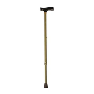 Bastón de paseo ajustable ALFACARE de color bronce AC-845, 1 unidad.
