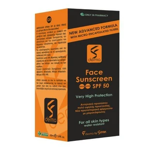 FDERMA Face Sunscreen Cream High Protection Face Sunscreen SPF 50 50 ml