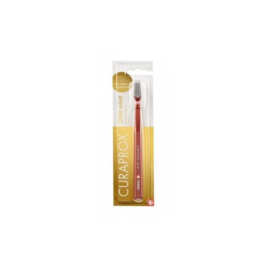 Cepillo de dientes CURAPROX CS Velvet 12460 Velvet Gold Ultra Soft, muy suave, 1 unidad