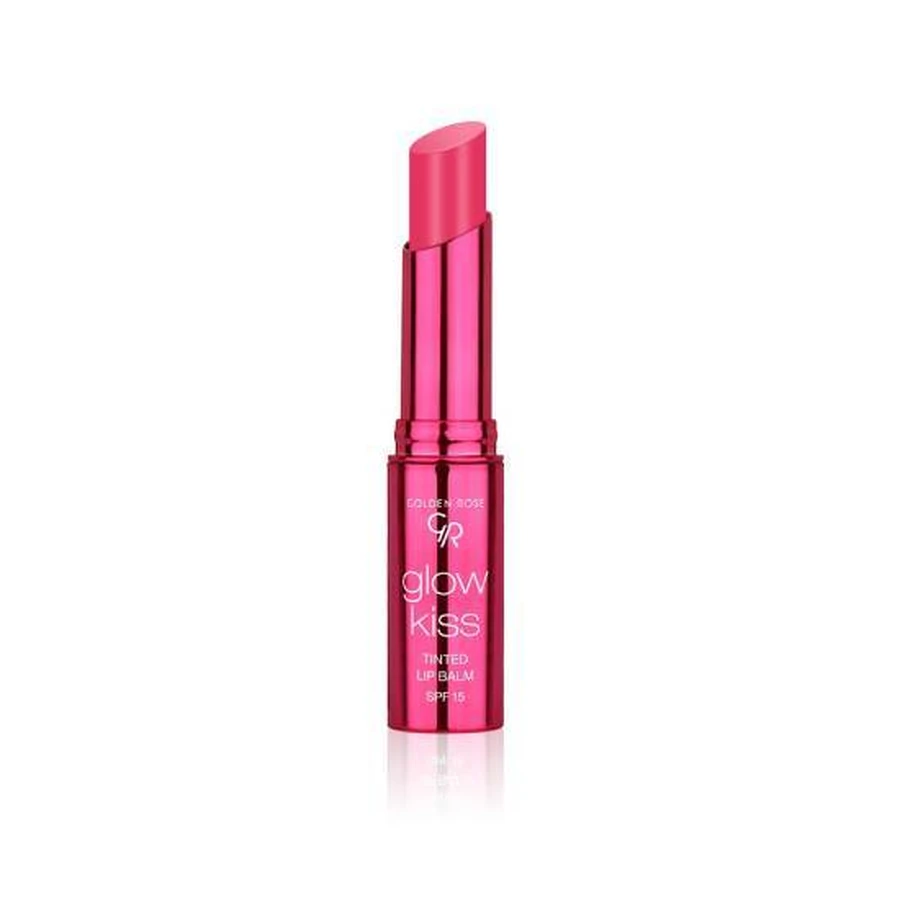 GOLDEN ROSE Glow Kiss Tinted Creamy Colored Lip Balm - No. 03: Berry Pink 3 g