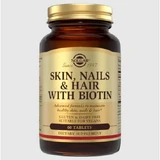 SOLGAR Skin, Nails & Hair cu biotină, 60 de comprimate