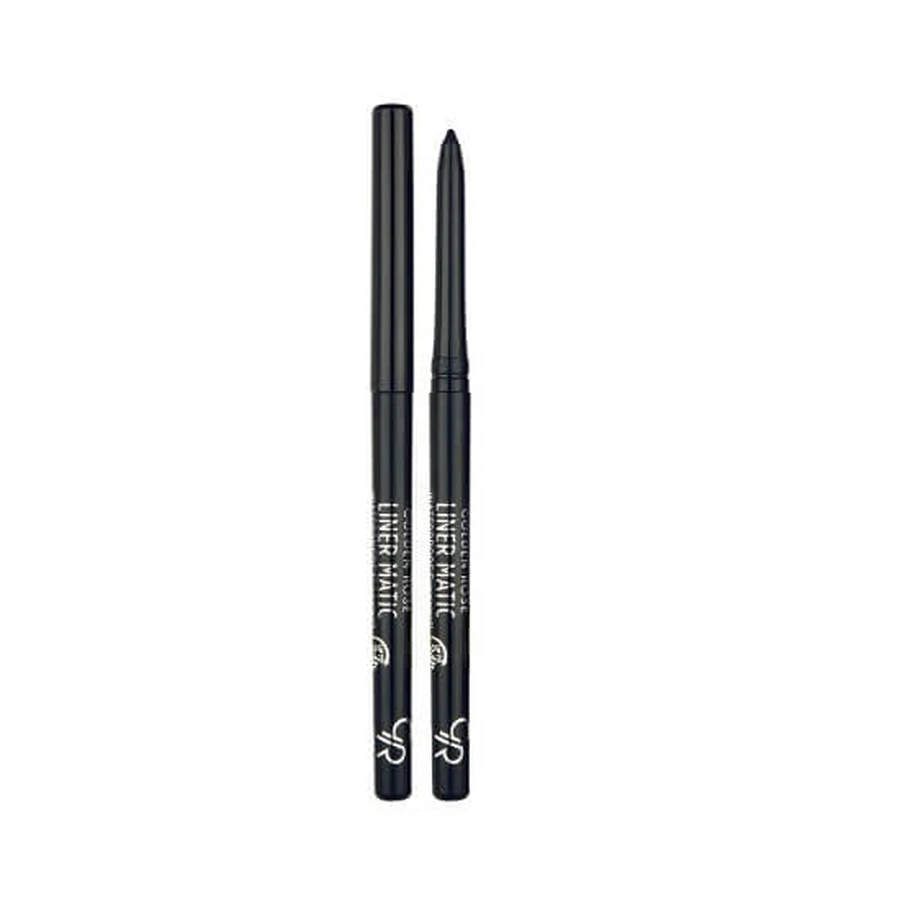 GOLDEN ROSE Liner Matic Creion de ochi rezistent la apă - 201 BLACK