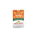 ALMO NATURE Daily Cat, Veal and Lamb, wet cat food pouches (in sauce), 70g