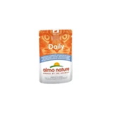 ALMO NATURE Daily Cat, Cod and Shrimp, wet cat food pouches (in sauce), 70g