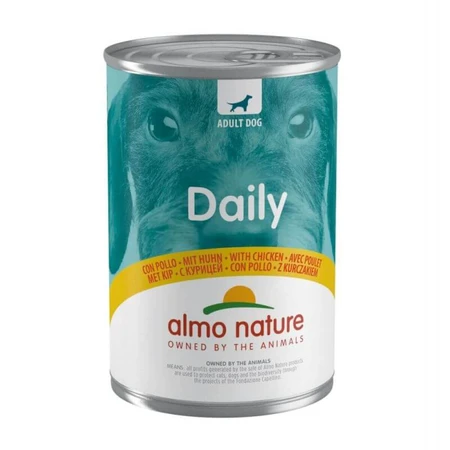 ALMO NATURE Daily Dog, XS-XL, Puppy, graanvrije natvoer voor honden (paté), 400 g