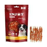 ENJOY Carnivore Twister Rawhide Chews, XS-XL, Pui, punguță recompense câini, 100g