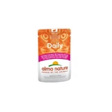 ALMO NATURE Daily Cat, Tuna and Salmon, Wet Cat Food Pouches (in sauce), 70g