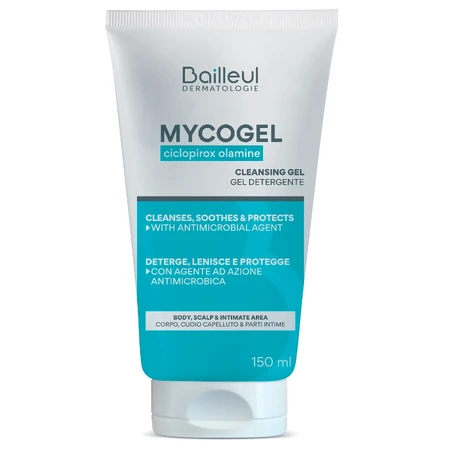 Bailleul Mycogel Gel spumant de curățare piele sensibilă 4x150 ml
