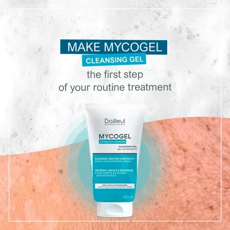 Bailleul Mycogel Gel spumant de curățare piele sensibilă 4x150 ml