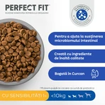 PERFECT FIT Sensitive 1+, XS-S, Turkije, droogvoer voor honden, spijsvertering, 1,4 kg