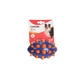 CAMON, giocattolo da masticare per cani XS-M, con suono, per la dentizione, in gomma, blu e arancione, 13 cm, 1 pezzo