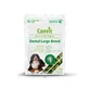 CANVIT Tandverzorgingssnack voor grote hondenrassen, L-XL, eend, functionele hondensnacks, voor honden met gevoelige tanden, 250 g