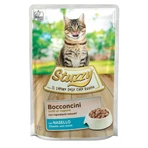 STUZZY Chunks, Cod, plic hrană umedă pisici, (în sos), 85g