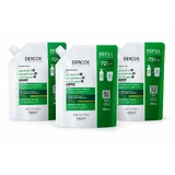 Vichy Dercos Anti-Dandruff Treatment Shampoo DS for Dry Hair Eco-Refill 3x390 ml