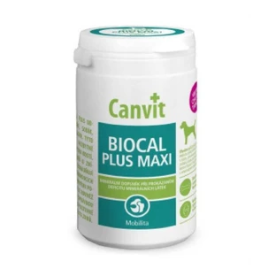 CANVIT Biocal Plus Maxi, M-XL, complément alimentaire pour la santé des articulations et des os chez le chien, flacon de 230 g