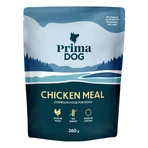 PRIMA DOG Mahlzeit, XS–XL, Huhn, Nassfutter für Hunde in Beuteln (in Aspik), Karton, 260 g x 12