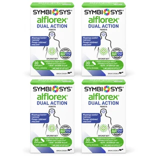 Symbiosys Alflorex Dual Action, 4x30 capsules, Biocodex
