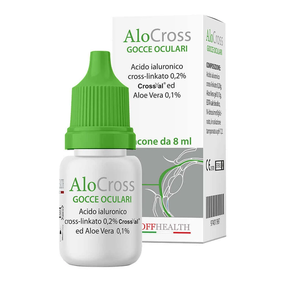 AloCross Augentropfen, 3x8 ml, Off Health